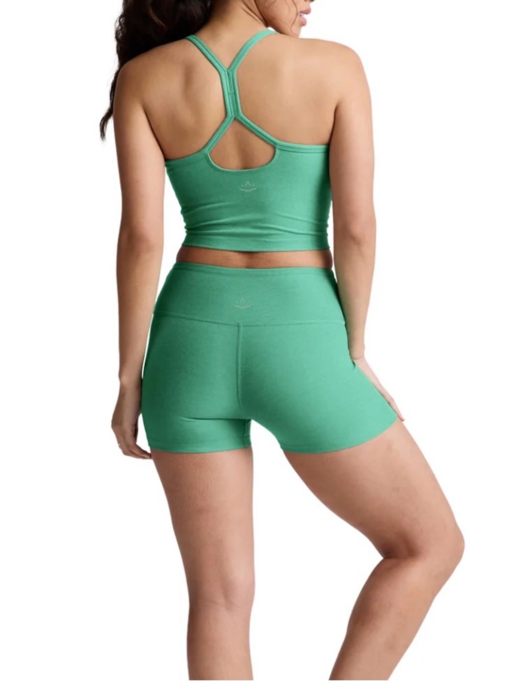 Beyond Yoga Spacedye™ Keep Pace 3” - bright emerald